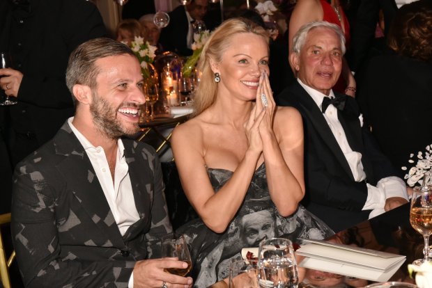 PARIS, FRANCE - JANUARY 27: (L-R) Jeremy Parra and Pamela Anderson attend 'The Best Award Gala 40th Edition' at Four Seasons George V Hotel on January 27, 2017 in Paris, France. (Photo by Foc Kan/WireImage)