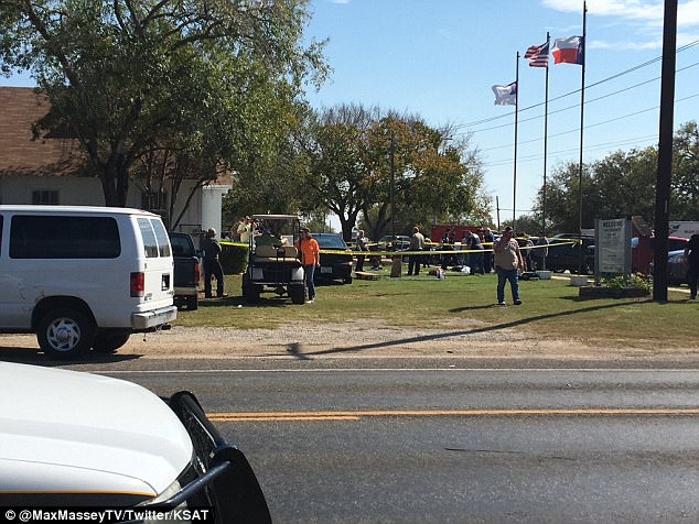 The shooting happened at the First Baptist Church of Sutherland Springs, where around 50 people usually attend service, according to local reports